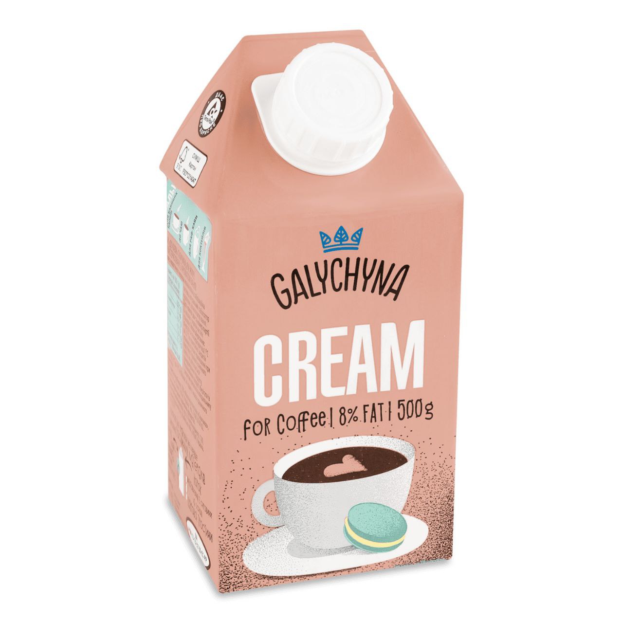 Вершки Галичина До кави 8% TGA 500г